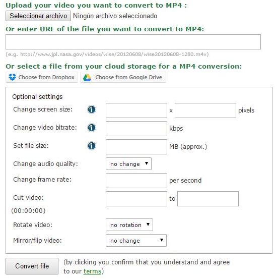 3 utilidades web gratis para convertir GIF a MP4