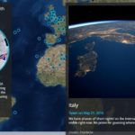 Mapa interactivo para ver la Tierra desde el Espacio