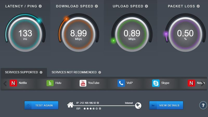 promedio transferir especificación Internet Speed Test: test de velocidad con informe detallado