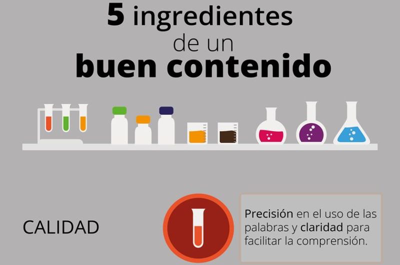Buenos Contenidos, descubre los 5 ingredientes esenciales