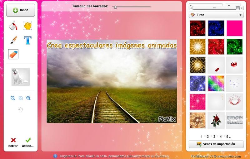 PicMix: utilidad web para crear hermosas imágenes animadas