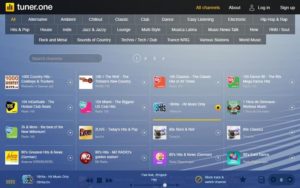 Radios musicales en Turner one