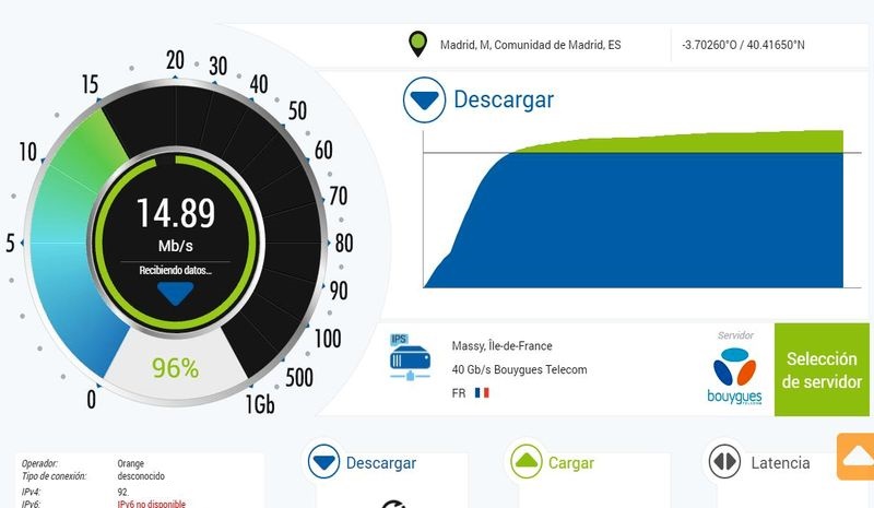 nPerf: práctica utilidad web para medir tu velocidad de conexión