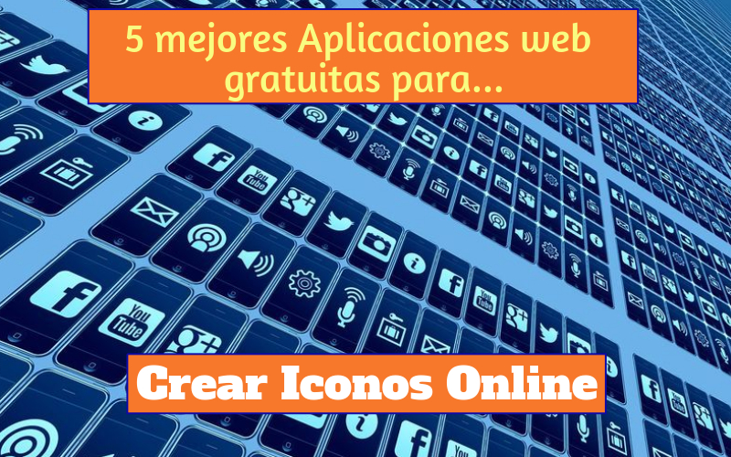 Crear Iconos online, sin ser diseñador, con estas 5 aplicaciones web