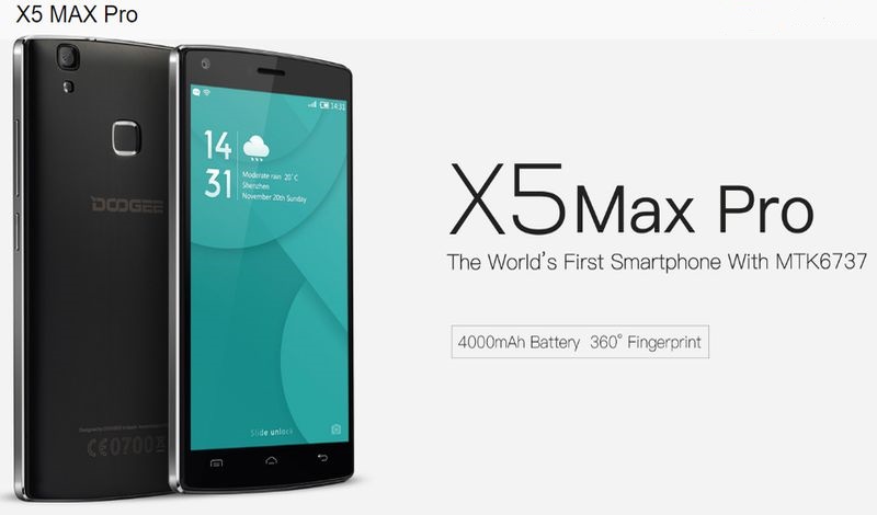 Doogee X5 Max Pro: precio inmejorable para un buen smartphone