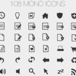 Mono Icons: 108 iconos minimalistas completamente gratuitos