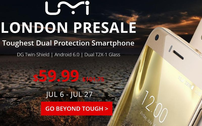UMi London: smartphone Android 6.0 ya en preventa