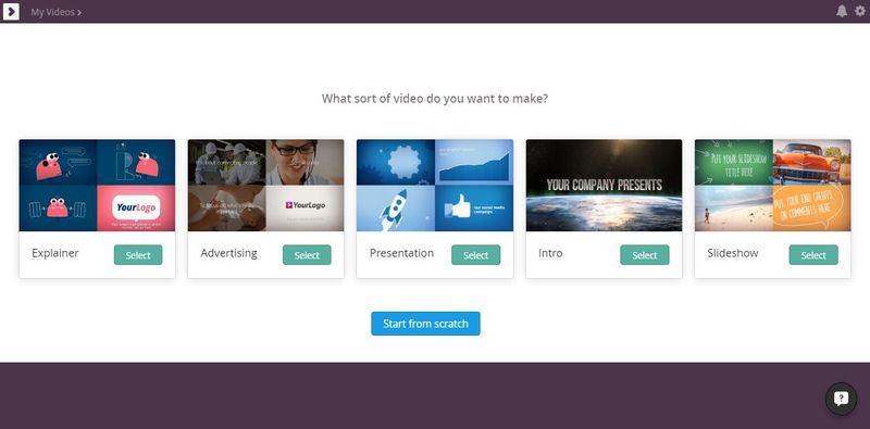 Biteable: la aplicación web más sencilla para crear excelentes vídeos