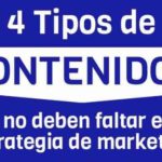 4 Clases de Contenidos que no pueden faltar en tu Estrategia de Marketing