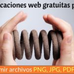 4 aplicaciones web para comprimir PNG, JPG, PDF y MP3