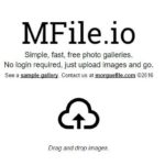 MFile: crea y comparte galerías fotográficas sin registro