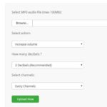 Subir volumen de Mp3 con esta aplicación web gratuita