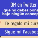 Cómo perder seguidores en Twitter con el envío de DM