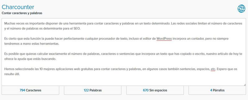 10 mejores aplicaciones web para contar caracteres y palabras en un texto