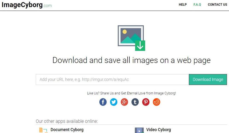 Image Cyborg: utilidad para descargar todas las imágenes de una web