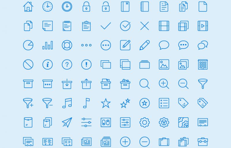 Lynny Icons: pack compuesto por 450 iconos gratuitos variados
