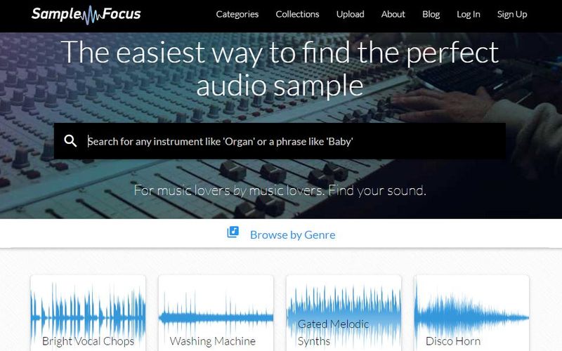 Sample Focus: un enorme banco de sonidos para descargar