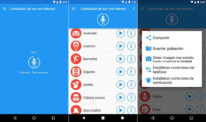 Cambiador de voz para Android
