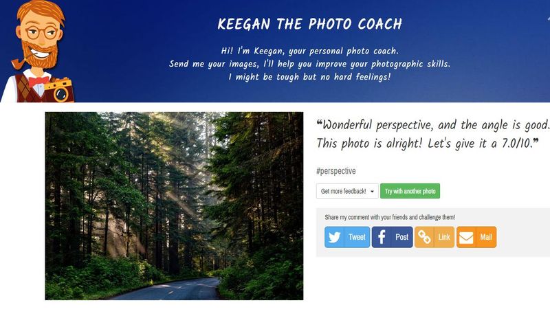 Keegan: utilidad web que puntúa nuestras fotos para ayudarnos a mejorar