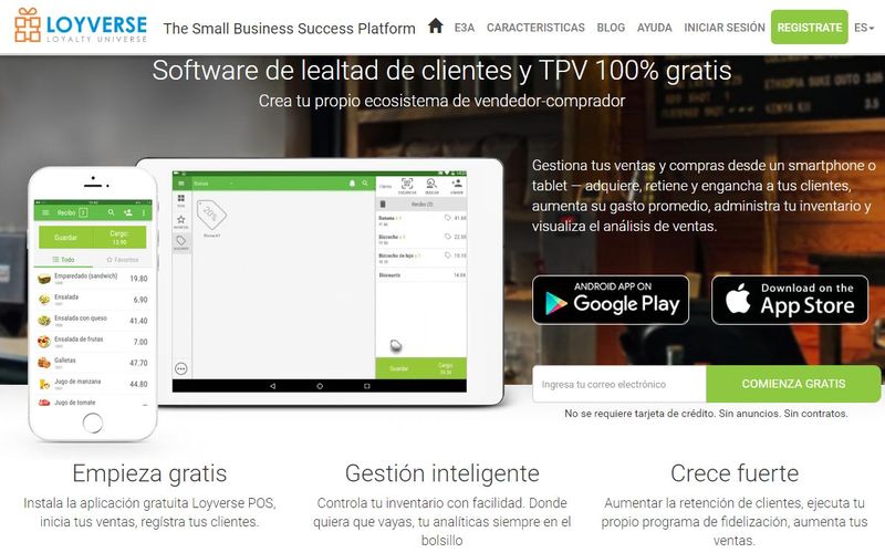 Loyverse: software TPV gratuito en versión web y móvil