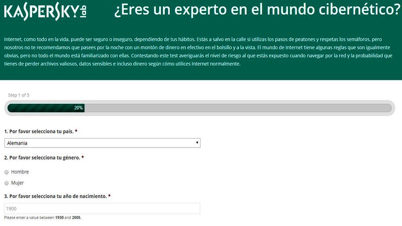 Test de Kaspersky para descubrir si eres vulnerable en Internet