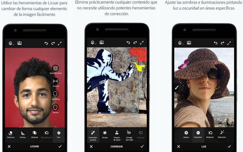 Adobe Photoshop Fix también llega a Android después de triunfar en iOS