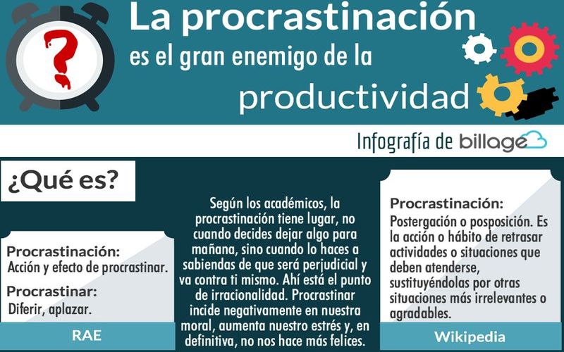 Aumenta tu Productividad dejando a un lado la Procrastinación
