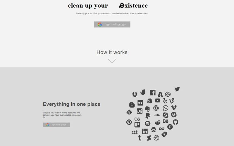 Web para darte de baja en todos tus servicios de Internet (o en los que quieras)