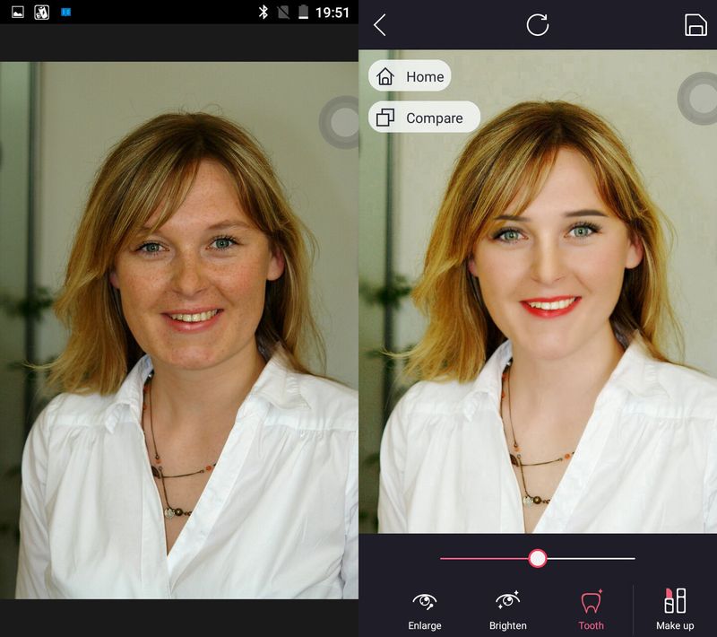 Toma los mejores selfies, con función de auto-maquillaje para chicas, con Doogee Y6