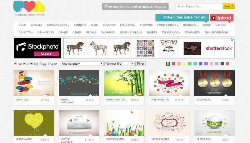 5 excelentes páginas con Vectores gratis para los Diseñadores