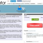 Social Creator: crea gratis, y sin programar, webapps para móviles y PCs