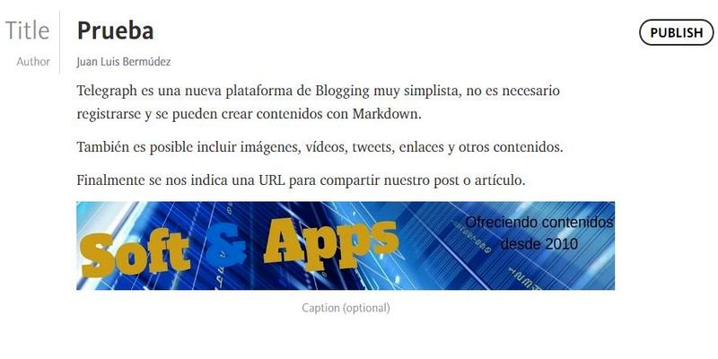 Telegraph: llega la plataforma de Blogging más minimalista