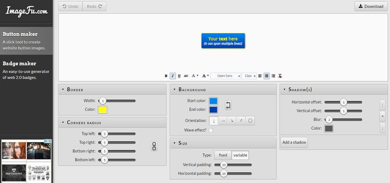 3 páginas para crear botones para la web online y gratis