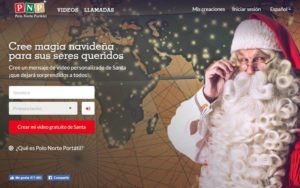 Crear vídeos de Navidad personalizados - Portable North Pole