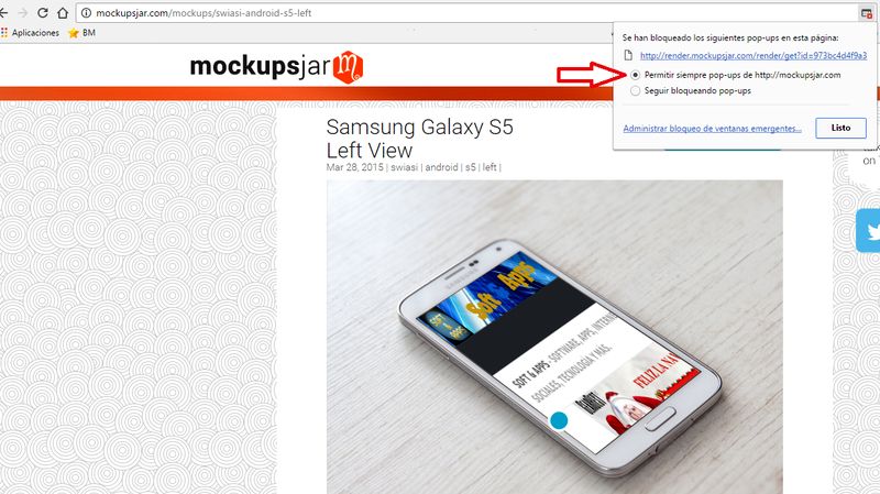 MockupsJar: crea elegantes imágenes para presentar tus apps y webs
