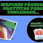 3 páginas para descargar imágenes PNG con fondo transparente