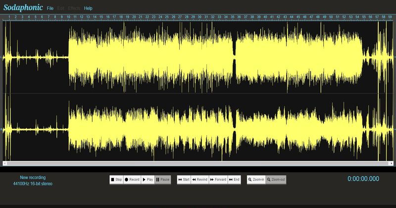 Sodaphonic: editor de audio online gratuito que te va a gustar