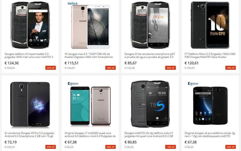 Doogee y Aliexpress, para conseguir los mejores teléfonos al mejor precio