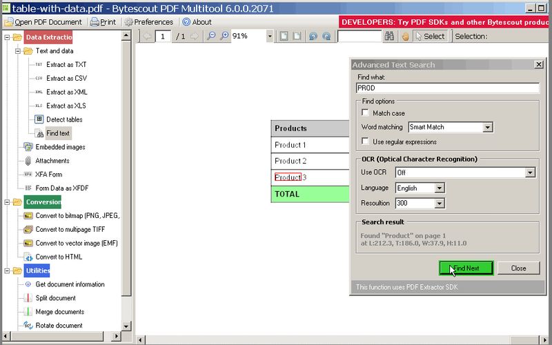 ByteScout PDF Multitool: software gratuito para leer, editar y convertir documentos PDF