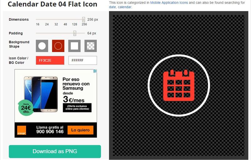 Crear iconos online fácilmente y de forma totalmente gratuita con Free Flat Icons