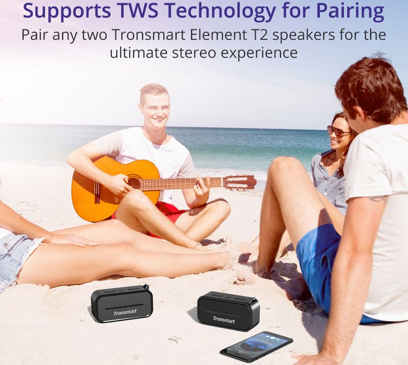 Altavoces bluetooth económicos y con buenas características: Tronsmart Element T2 y T1
