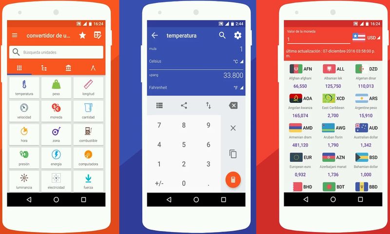 3 excelentes apps Android gratuitas para convertir unidades