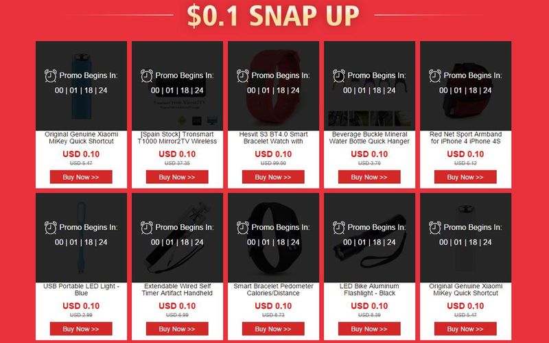 Comprar teléfonos low cost y otros gadgets durante el festival de Geekbuying