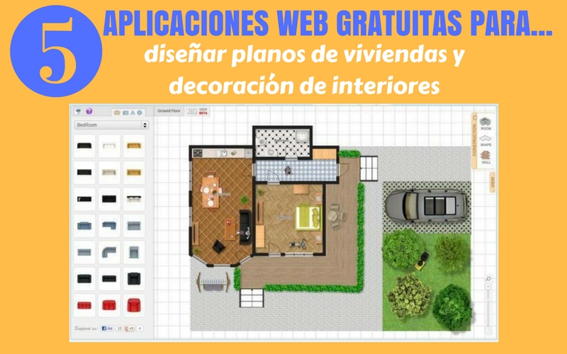 Crear planos y diseños de casas gratis con estas 5 aplicaciones web