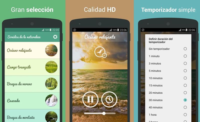 Escuchar sonidos de la naturaleza en tu Android con esta app gratuita