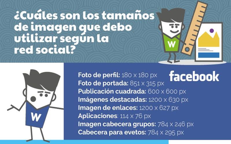Tamaños de imágenes para Redes sociales, actualizado para 2017