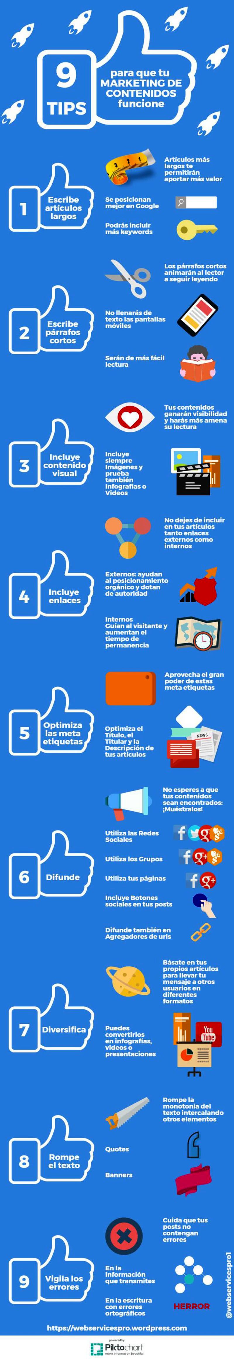 9 consejos para Marketing de Contenidos efectivo y con resultados