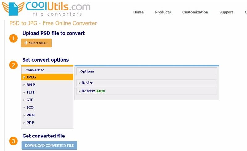 Convertir PSD a JPG en línea con estas 3 aplicaciones web gratuitas