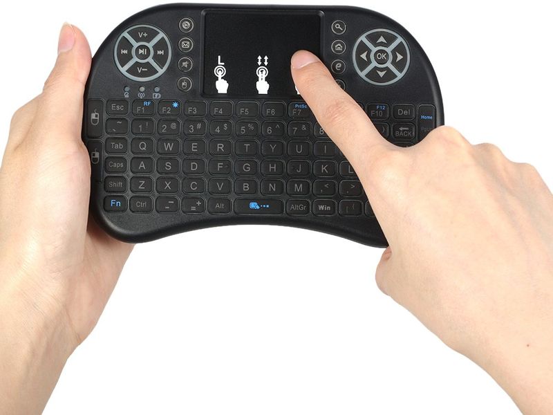 Mini teclado inalámbrico retroiluminado para tus dispositivos