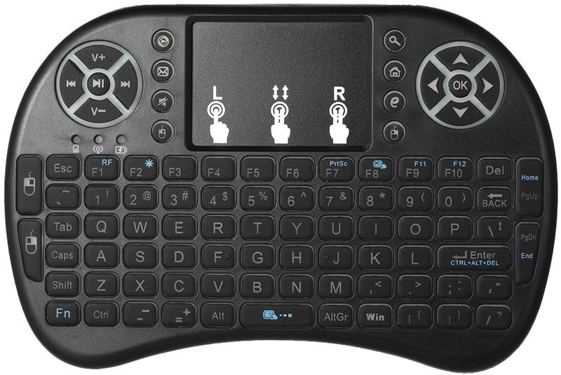 Mini teclado inalámbrico retroiluminado para tus dispositivos